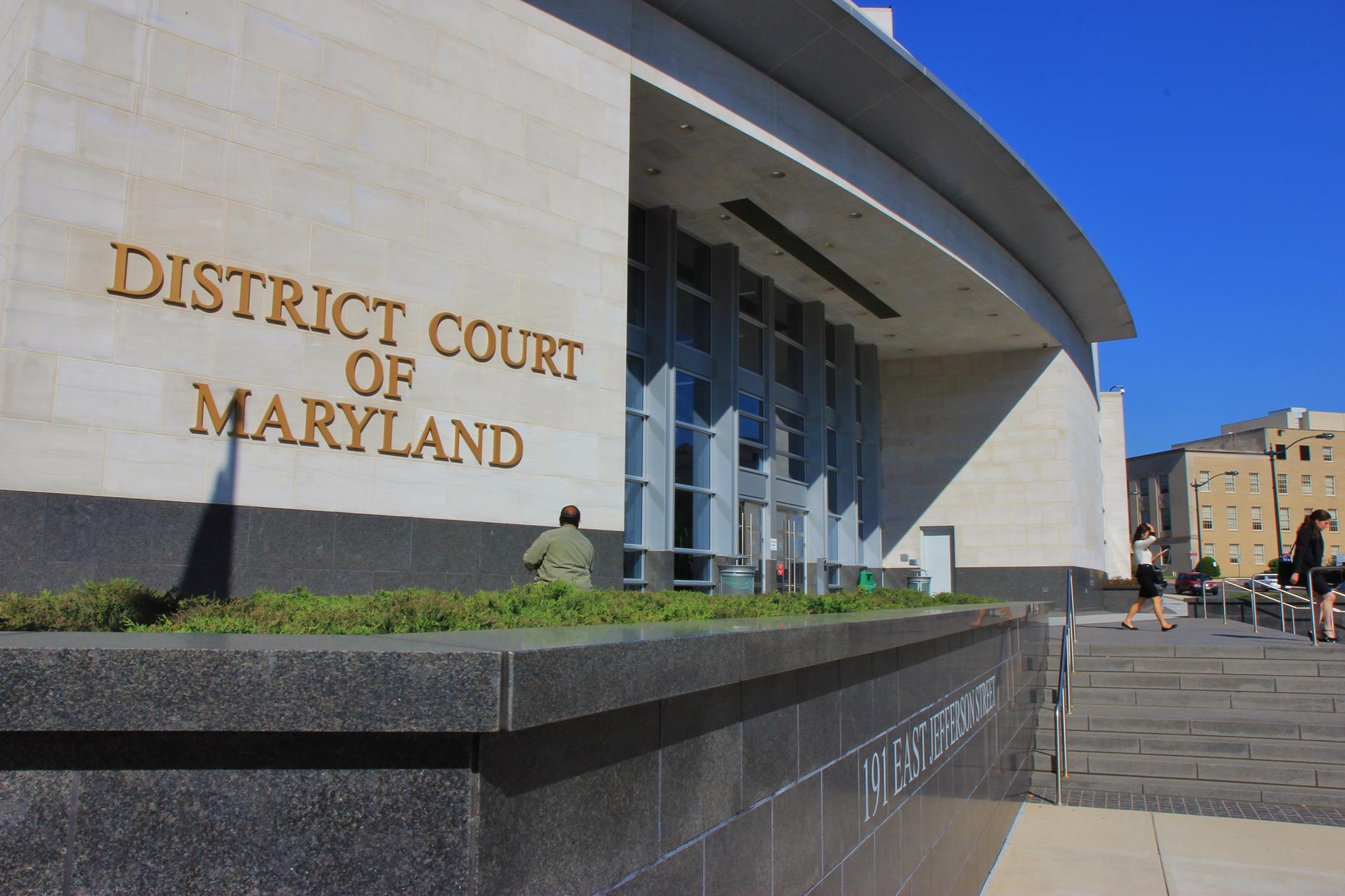 Maryland Courts Closed Coronavirus COVID-19